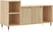 vidaXL - Tv-meubel - 100x35x55 - cm - bewerkt - hout - sonoma - eikenkleurig