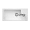 Atlantic Billy - Fonteinset - Rechts kraangat - Wit 37,5x18,5x9,5 cm