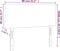 vidaXL - Hoofdbord - 80x5x78/88 cm - kunstleer - wit