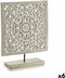 Decoratieve figuren Mandala Wit 7 x 35,5 x 30 cm (6 Stuks)