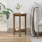 vidaXL - Salontafel - Ø - 40x60 - cm - massief - grenenhout - honingbruin