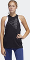 adidas Performance Tech Badge of Sport - Tanktop Dames - Zwart - Maat L