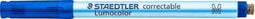 STAEDTLER Lumocolor Correctable blauw M punt