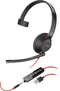 Poly Blackwire 5210 - Monauraal - USB-A - Zwart