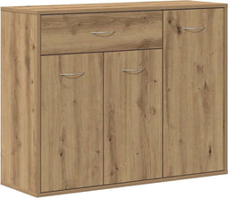 vidaXL - Dressoir - ambachtelijk - spaanplaat - hout - ambachtelijk - eikenkleurig