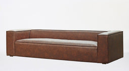 J-Line Sofa 4 Zit Modern Donker Bruin