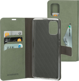Mobiparts Galaxy A71 (2020) - Wallet Case - RFID bescherming - Groen