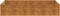 vidaXL - Plantenbak - verhoogd - 195x100x36 - cm - cortenstaal