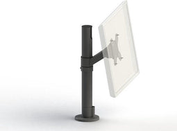 Ergonomic Solutions SpacePole - Bureau Monitorstandaard - In hoogte verstelbaar - Zwart