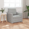 vidaXL - Vloersofa - Bed - 2-in-1 - Cloud - Grijs - 74x77x81 - cm - Stof