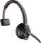 Poly Savi 8210 UC - DECT Headset - Ruisonderdrukking - Zwart