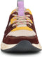 PS Poelman Minion Dames Sneakers - Lage Sneakers - Shiny Details - Bordeaux Beige Multi