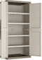Keter Excellence XL Opbergkast hoog - 4 planken - 54x89x182cm - Beige/Taupe