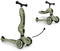 Scoot & Ride Highway Kick 1 - Kinderstep - Verstelbaar zadel en stuur - Olive