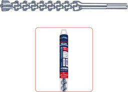 Rotec type 203 hamerboor, SDS-max, QUATTRO-X, 4-snijder, Ø 12 x 200 x 340 mm.