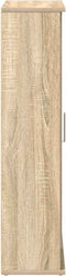 vidaXL - Badkamerkast - met - rolhouder - 39x22x90 - cm - sonoma - eikenkleurig