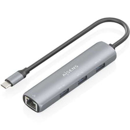 Aisens ASUC-4P038-GR - Hub USB - USB 3.2 - Grijs