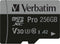 Verbatim Pro - microSDXC 256GB - UHS-Class 3 - 4K-video-ondersteuning (incl. SD-adapter)