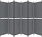 vidaXL - Kamerscherm - met - 6 - panelen - 300x200 - cm - stof - antracietkleurig