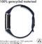 imoshion Siliconen sport bandje - Geschikt voor Fitbit Charge 6, Charge 5 - Blauw - One Size