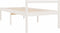 vidaXL - Seniorenbed - massief - grenenhout - wit - 75x190 - cm - Small - Single