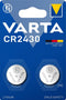 Varta CR2430 - Lithium Knoopcel Batterijen - 280mAh (2 stuks)