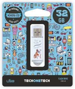 Tech1Tech TEC4009-32 - Usb-stick - 32GB - Multi-color