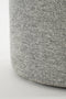 Mica Decorations Opbergpoef - H45 x Ø40 cm - Ronde poef met opbergruimte - Grijs