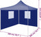 vidaXL - Partytent - met - 2 - zijwanden - inklapbaar - 2x2 - m - staal - blauw