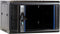 DSIT 6U wandkast met glazen deur 600x450x368mm (BxDxH) - serverbehuizing - serverrack - serverkast - 19 inch
