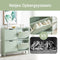 SoBuy FSR100-GR - Smalle Schoenenkast - 4 Kleppen - Groen 100x90x19 cm