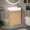 Mirlux Toiletmeubel Licht Eiken - Fonteinmeubel - Wc Kastje - Wc Meubel - 40cm