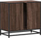 vidaXL - Wastafelkast - 65x33x60 - cm - bewerkt - hout - bruin - eikenkleur