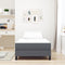 vidaXL - Pocketveringmatras - - - Donkergrijs, - Medium, - 90x190x20 - cm, - Stof