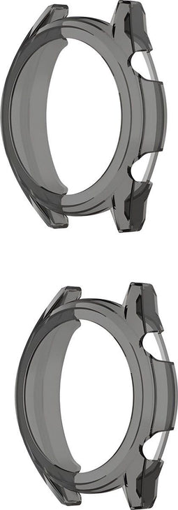 Bumper Protector Set Geschikt Voor Huawei GT2 46mm - 2 Stuks Bescherm Hoes - Zwart