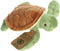 Eco Nation - Pluchen Knuffel - Mini - Schildpad - Gemaakt van gerecyclede plastic flessen - 13 cm
