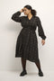 Kaffe Curve KCmirana Dress - Dames Jurk A-lijn - Lange mouwen - Maat 44