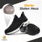 Shraks Veiligheidsschoenen - Werkschoenen Unisex - Stalen Neus - Ademend en licht - Zwart Wit - Maat 43