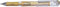 Gelschrijver pentel k230m m metallic goud | 12 stuks