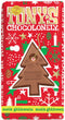Tony's Chocolonely Kerstmis Kerstboom Chocolade - Reep Melkchocolade met Glühwein Kerst Geschenk Kerstcadeau Feestdagen 1 x 180 Gram Fairtrade Belgische Chocola