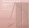 iMoshion Tablet Hoes Geschikt voor Samsung Galaxy Tab A9 Plus - iMoshion Origami Bookcase tablet - Rosé goud