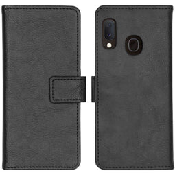 iMoshion Hoesje Geschikt voor Samsung Galaxy A20e Hoesje Met Pasjeshouder - iMoshion Luxe Bookcase - Zwart