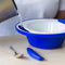 Ornamin Warmhoudkom - Melamine - Antislip handgrepen - Rood