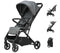 Osann Boogy2 - Buggy - Lichtgewicht Compact UPF 50+ Zonnekap Grijs
