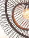 GOOD&MOJO Wandlamp Hokkaido - Bamboe Zwart - Ø38cm - Binnen