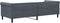 vidaXL - Slaapbank - 80x200 - cm - fluweel - donkergrijs