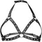 Fetish Tentation - Bondageset - Sexy Aanpasbaar Borstharnas - 66 a 85cm buste - 35cm hoog - Kunstleer - Metalen Sluitingen