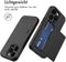 imoshion Hoesje Geschikt voor iPhone 15 Pro Hoesje - Ruimte voor 2 pasjes - imoshion Backcover met pasjeshouder - Zwart