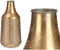 Vaas Gouden Metaal 21 x 44 x 21 cm (4 Stuks) Met reliëf