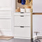 SoBuy FSR180-W - Schoenenkast - 2 Kleppen 1 Lade - Wit